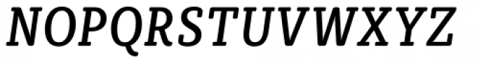 Sybilla Soft Pro Condensed Regular Italic Font UPPERCASE