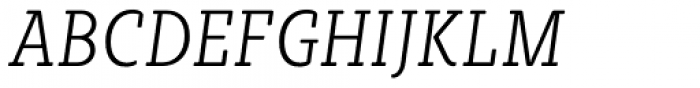 Sybilla Soft Pro Condensed Thin Italic Font UPPERCASE