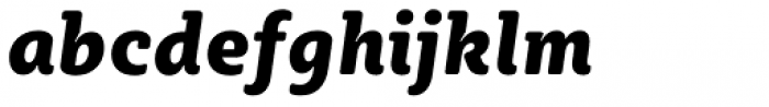 Sybilla Soft Pro Narrow Heavy Italic Font LOWERCASE