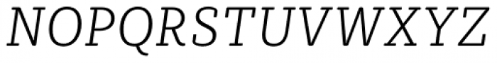 Sybilla Soft Pro Narrow Thin Italic Font UPPERCASE