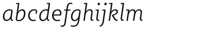 Sybilla Soft Pro Narrow Thin Italic Font LOWERCASE