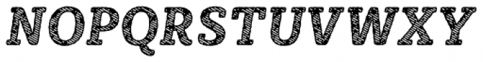 Sybilla Stroke Pro Narrow Italic Font UPPERCASE