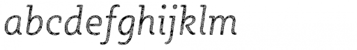 Sybilla Stroke Pro Narrow Light Italic Font LOWERCASE