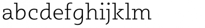Sybilla Thin Font LOWERCASE