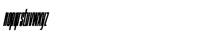 Sygnos Black Cmp Oblique Font LOWERCASE