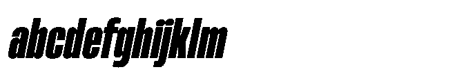 Sygnos Black Condensed Oblique FONT