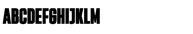 Sygnos Black Condensed Regular Font UPPERCASE