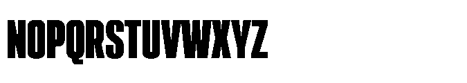 Sygnos Black Condensed Regular Font UPPERCASE