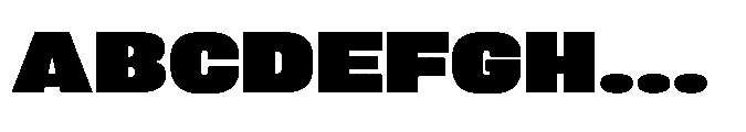 Sygnos Black Exp Regular Font UPPERCASE
