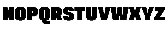 Sygnos Black Regular Font UPPERCASE