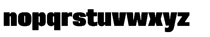 Sygnos Black Regular Font LOWERCASE