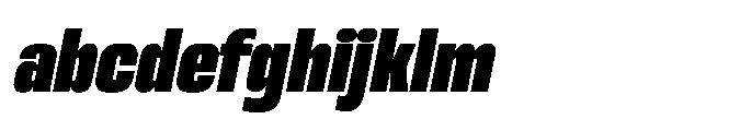 Sygnos Black Sm Condensed Oblique FONT