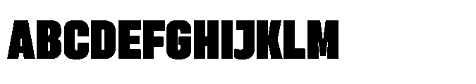 Sygnos Black Sm Condensed Regular Font UPPERCASE