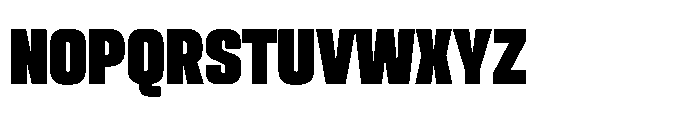Sygnos Black Sm Condensed Regular Font UPPERCASE