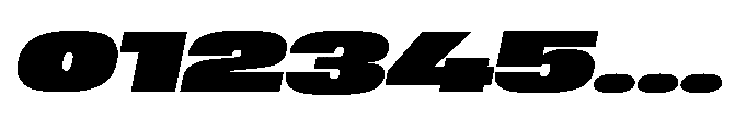Sygnos Black UExp Oblique Font OTHER CHARS