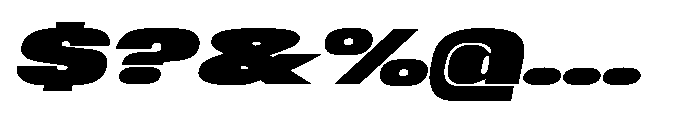 Sygnos Black UExp Oblique Font OTHER CHARS