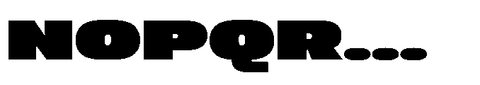 Sygnos Black UExp Regular Font UPPERCASE