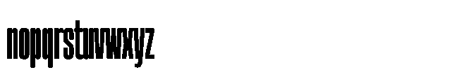 Sygnos Black XCn Regular Font LOWERCASE