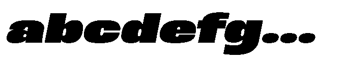 Sygnos Black XExp Oblique FONT