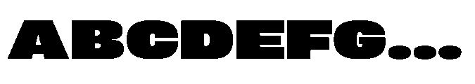 Sygnos Black XExp Regular Font UPPERCASE