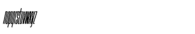 Sygnos Cmp Oblique Font LOWERCASE