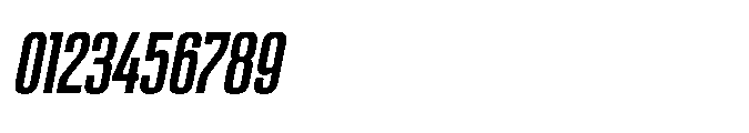 Sygnos Condensed Bold Oblique Font OTHER CHARS