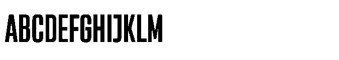 Sygnos Condensed Bold Font UPPERCASE