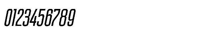 Sygnos Condensed Oblique Font OTHER CHARS