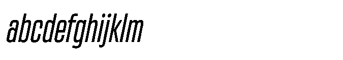 Sygnos Condensed Oblique FONT