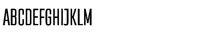 Sygnos Condensed Regular Font UPPERCASE
