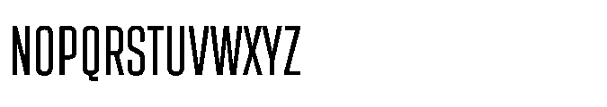 Sygnos Condensed Regular Font UPPERCASE