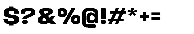 Sygnos Exp Bold Font OTHER CHARS