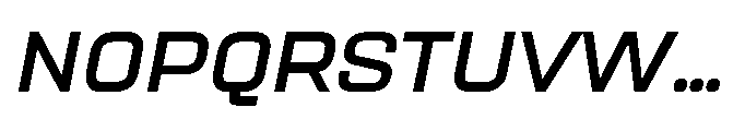 Sygnos Exp Oblique Font UPPERCASE