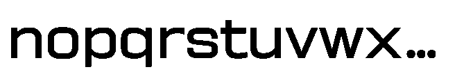 Sygnos Exp Regular Font LOWERCASE