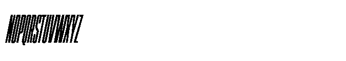 Sygnos Extrabold Cmp Oblique Font UPPERCASE
