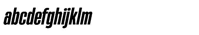 Sygnos Extrabold Condensed Oblique FONT