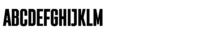 Sygnos Extrabold Condensed Regular Font UPPERCASE
