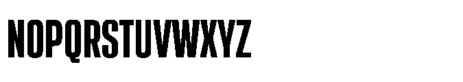 Sygnos Extrabold Condensed Regular Font UPPERCASE