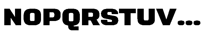 Sygnos Extrabold Exp Regular Font UPPERCASE