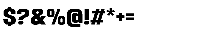 Sygnos Extrabold Regular Font OTHER CHARS