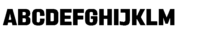 Sygnos Extrabold Regular Font UPPERCASE