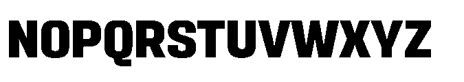 Sygnos Extrabold Regular Font UPPERCASE