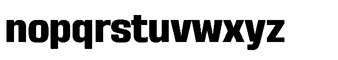 Sygnos Extrabold Regular Font LOWERCASE