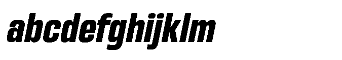 Sygnos Extrabold Sm Condensed Oblique FONT
