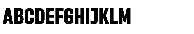 Sygnos Extrabold Sm Condensed Regular Font UPPERCASE