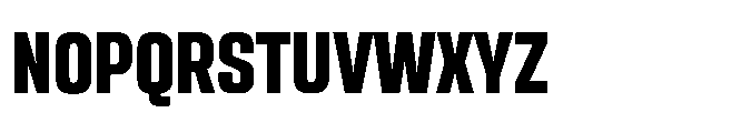 Sygnos Extrabold Sm Condensed Regular Font UPPERCASE