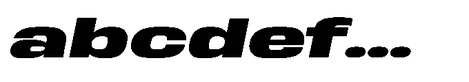 Sygnos Extrabold UExp Oblique FONT
