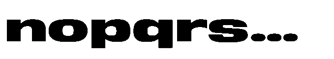 Sygnos Extrabold UExp Regular Font LOWERCASE