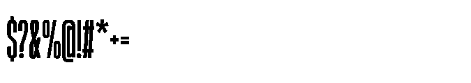 Sygnos Extrabold XCn Regular Font OTHER CHARS