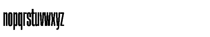 Sygnos Extrabold XCn Regular Font LOWERCASE